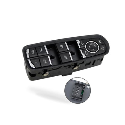 High end window standard, 7PP959858AEDML suitable for Porsche window regulator adjustment switch, power window control master switch - BD1