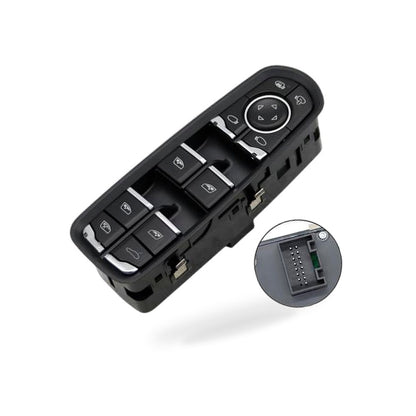 High end window standard, 7PP959858AEDML suitable for Porsche window regulator adjustment switch, power window control master switch - BD2