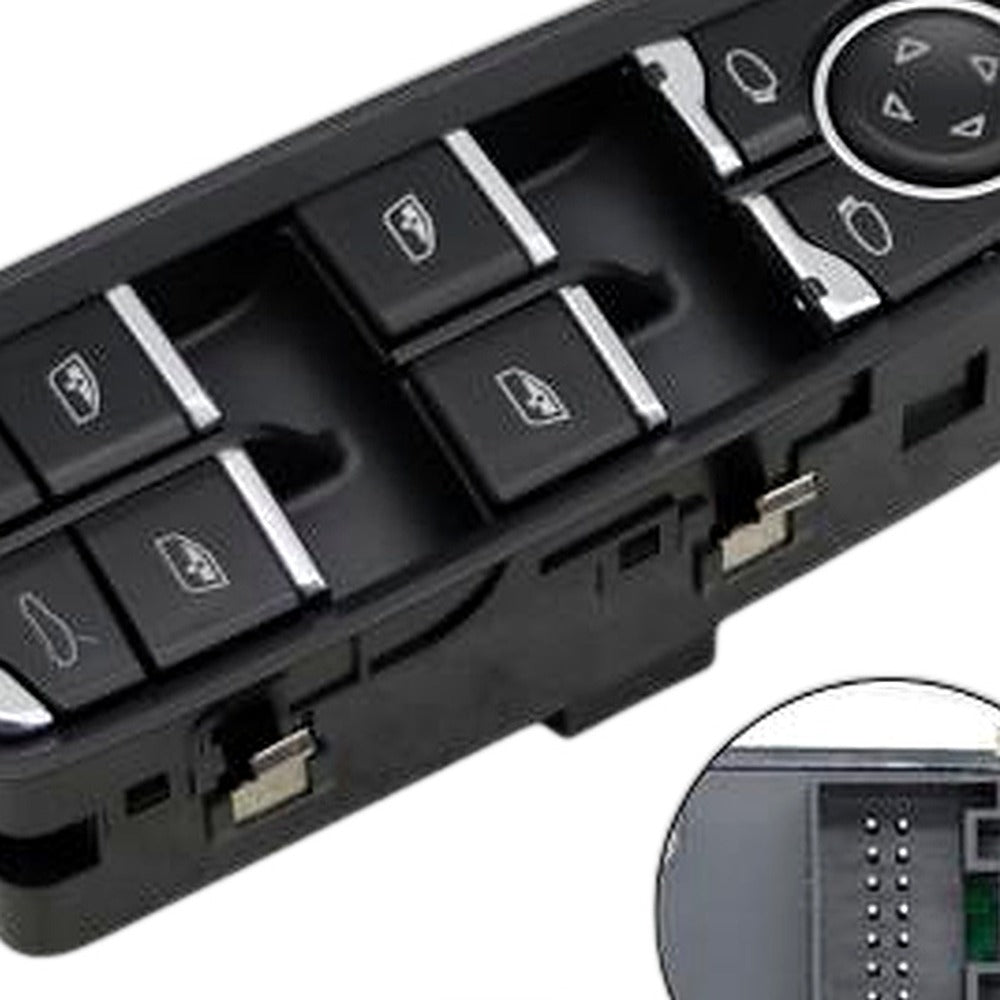 High end window standard, 7PP959858AEDML suitable for Porsche window regulator adjustment switch, power window control master switch - XQ1