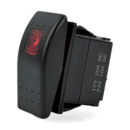 308-1062 Rocker Switch Compatible with Onan for Cummins Generator, 5 Pin Off-(ON) Remote Start Switch with Indicator Light - ZT2
