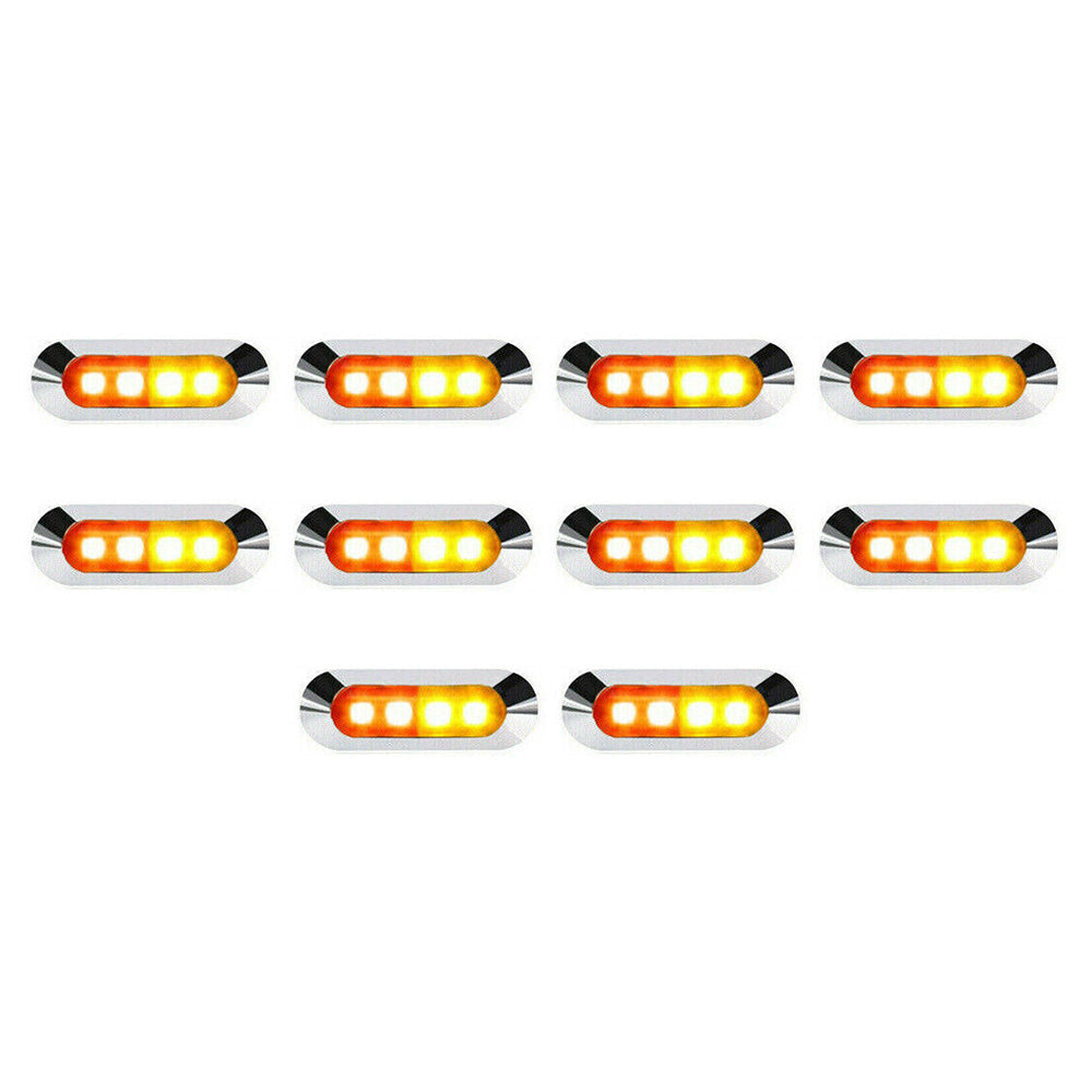 10x LED Clearance Side Marker Lights Suitable for Truck Trailer Caravan
