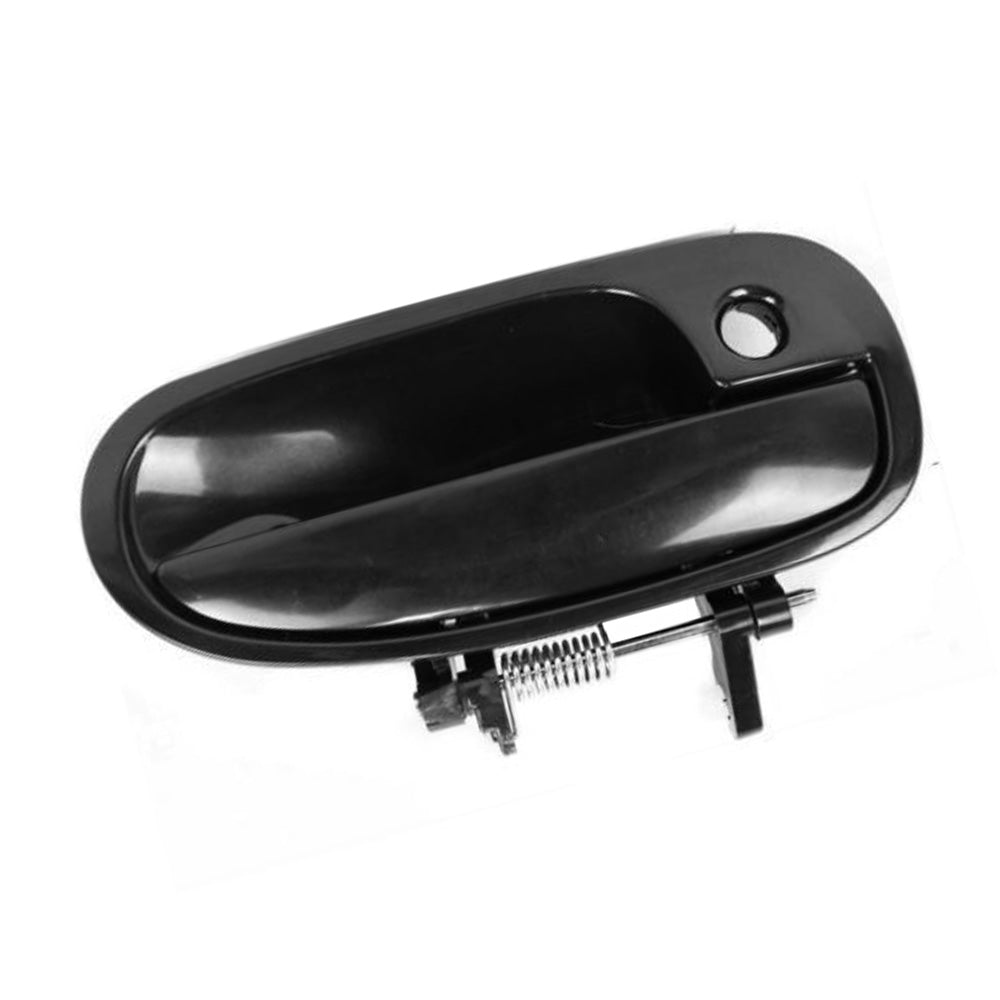 Smooth Black Front Right Outer Door Handle Suitable for Honda Civic EK 1995-2000.