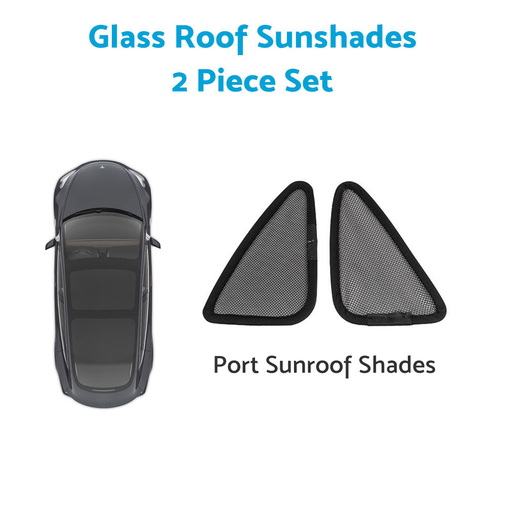 Front & Rear Sunroof Sun Shades Roof Protection Film Suitable For Tesla Model 3 2017-2021.