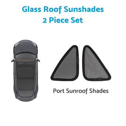 Front & Rear Sunroof Sun Shades Roof Protection Film Suitable For Tesla Model 3 2017-2021.