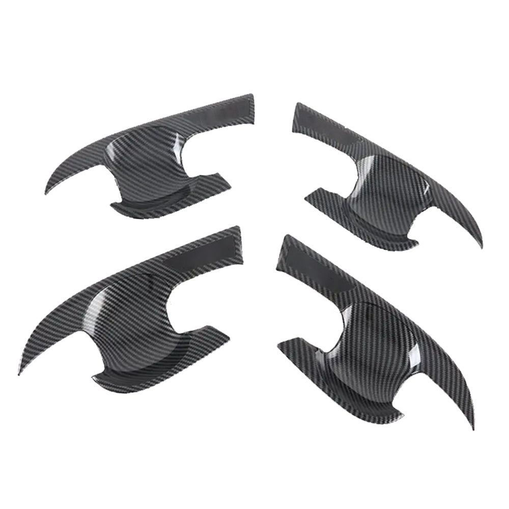 Carbon Fiber Door Handle Cover  and  Bowl Cup Surround Kit Suitable For Toyota Camry.