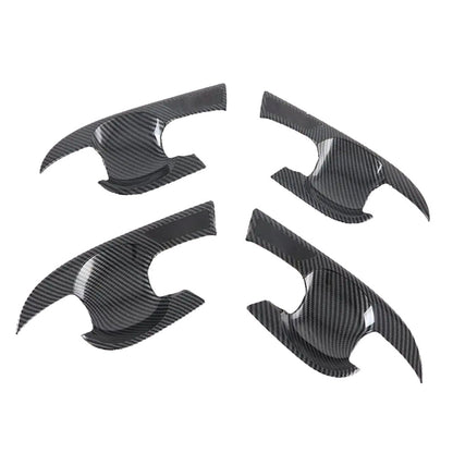 Carbon Fiber Door Handle Cover  and  Bowl Cup Surround Kit Suitable For Toyota Camry.