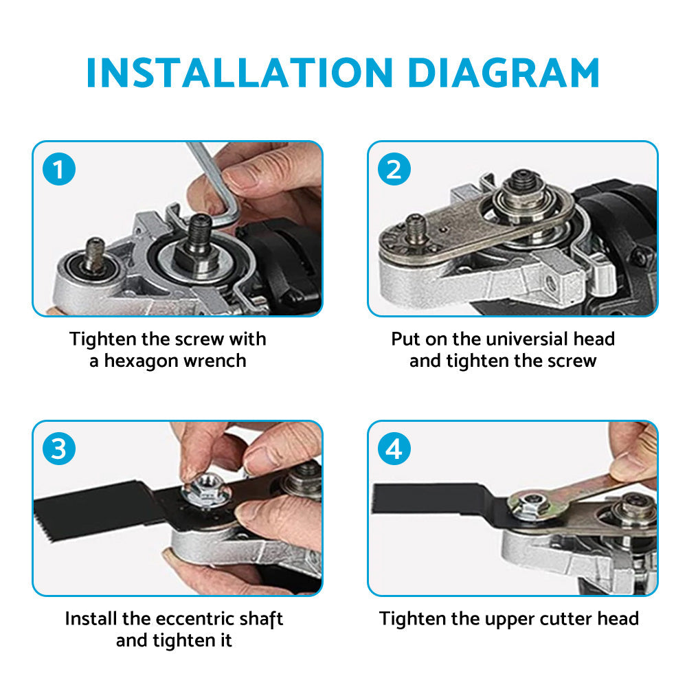 Conversion Head Adapter for 100 Type Angle Grinder Cutting Polisher to Electric.