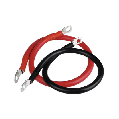 30cm Battery Joiner Connector Lead DC Wire 100A 12V 24V Cable with Lugs Red & Black