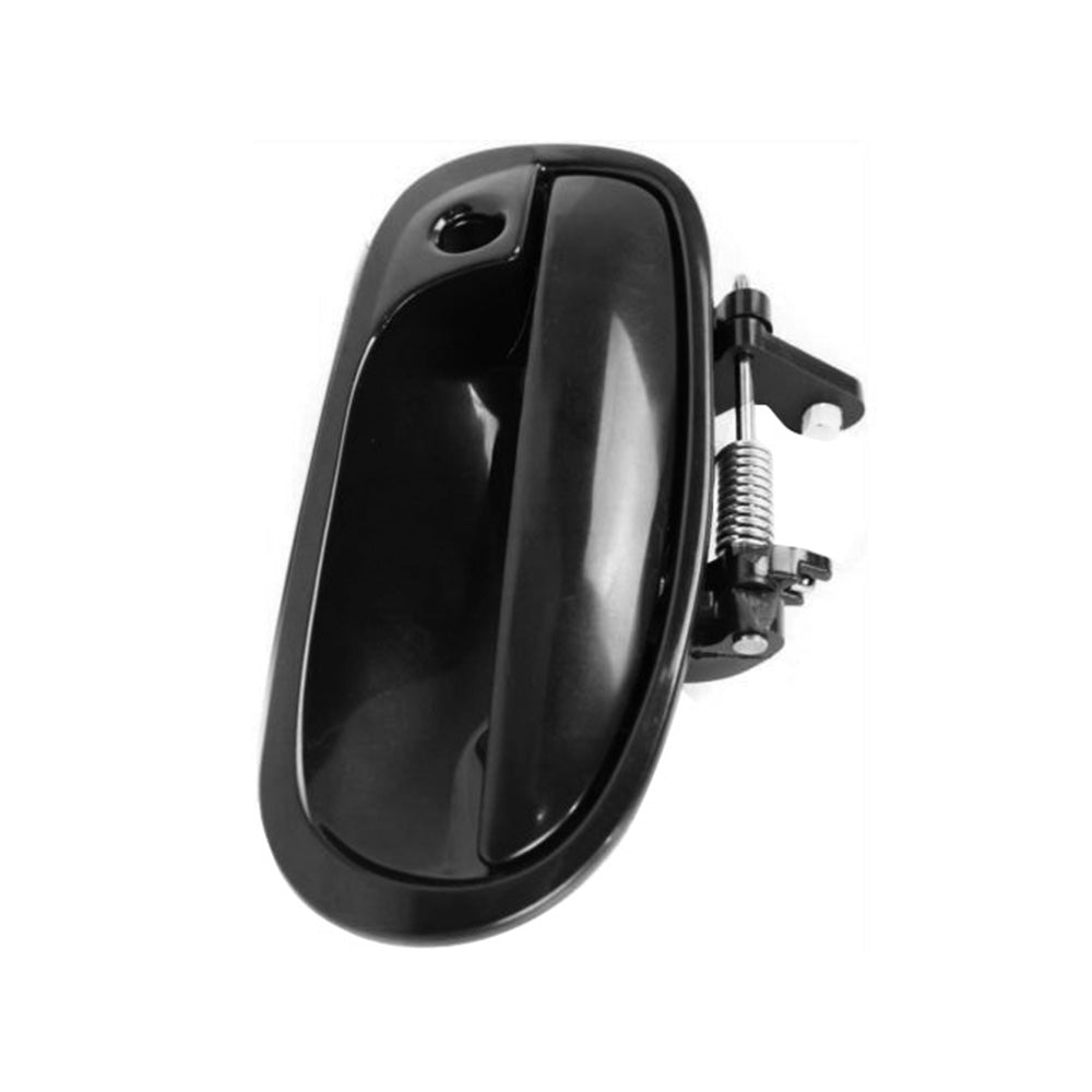 Smooth Black Front Right Outer Door Handle Suitable for Honda Civic EK 1995-2000.