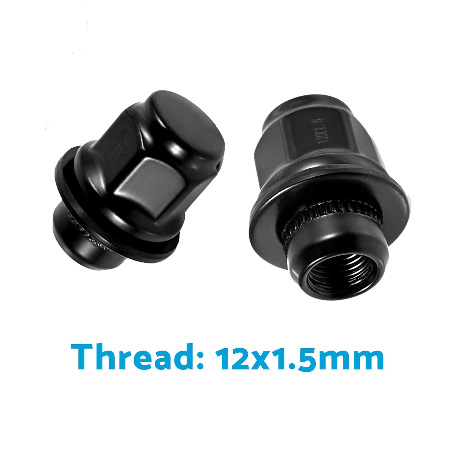 24x Alloy Wheel Lug Nuts 12x1.5mm Suitable for Toyota Landcruiser 200