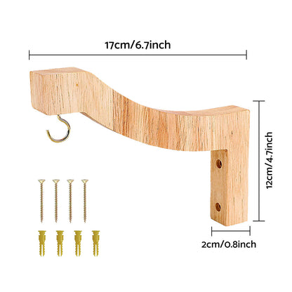 Plant Hanger Hanging Plant Hook Wooden Hanging Basket Wall Plant Hook Flower Pot.