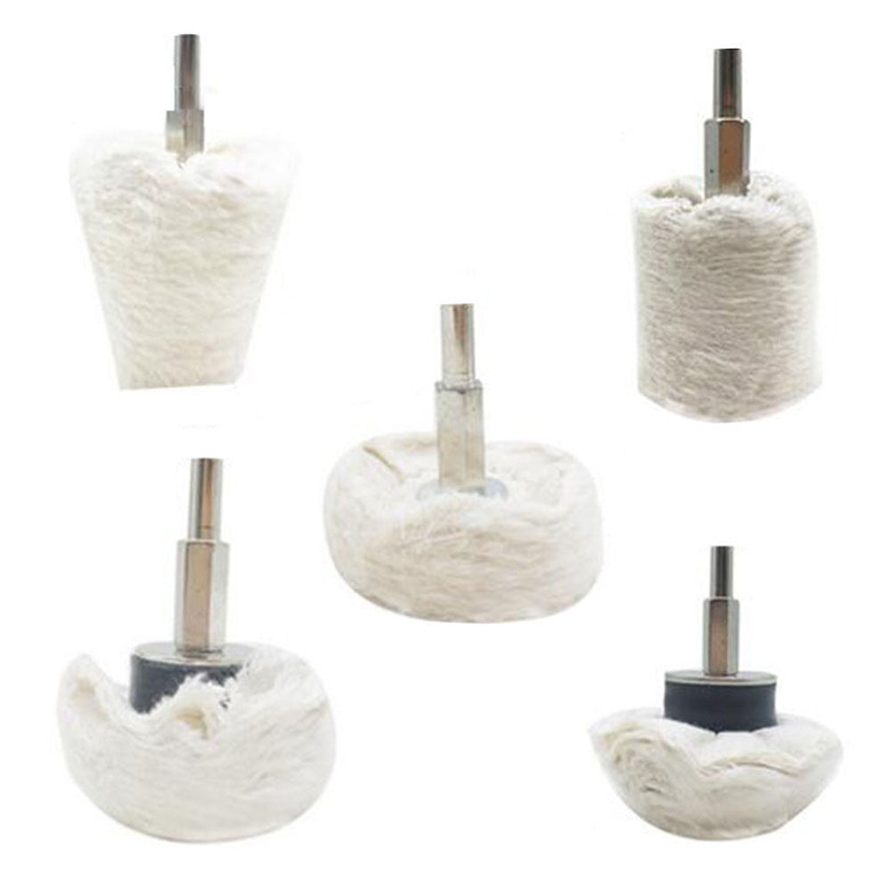 Polishing Buffing Pad Mop Wheel Drill Kit 5PCS Suitable for Aluminum & Stainless