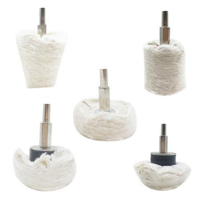 Polishing Buffing Pad Mop Wheel Drill Kit 5PCS Suitable for Aluminum & Stainless