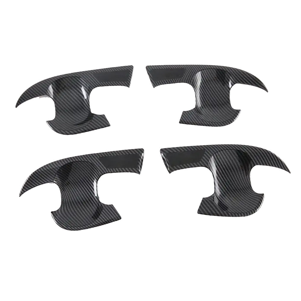 Carbon Fiber Door Handle Cover  and  Bowl Cup Surround Kit Suitable For Toyota Camry.