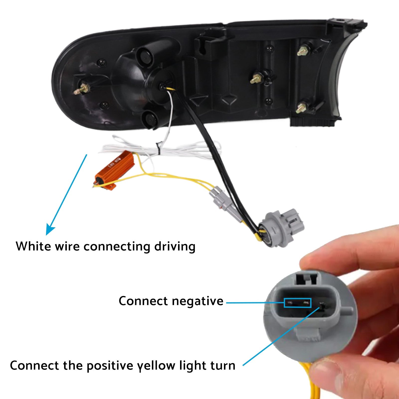 LED Fog Lights Daytime Running Light Suitable for DRL Toyota FJ Cruiser 07-21.