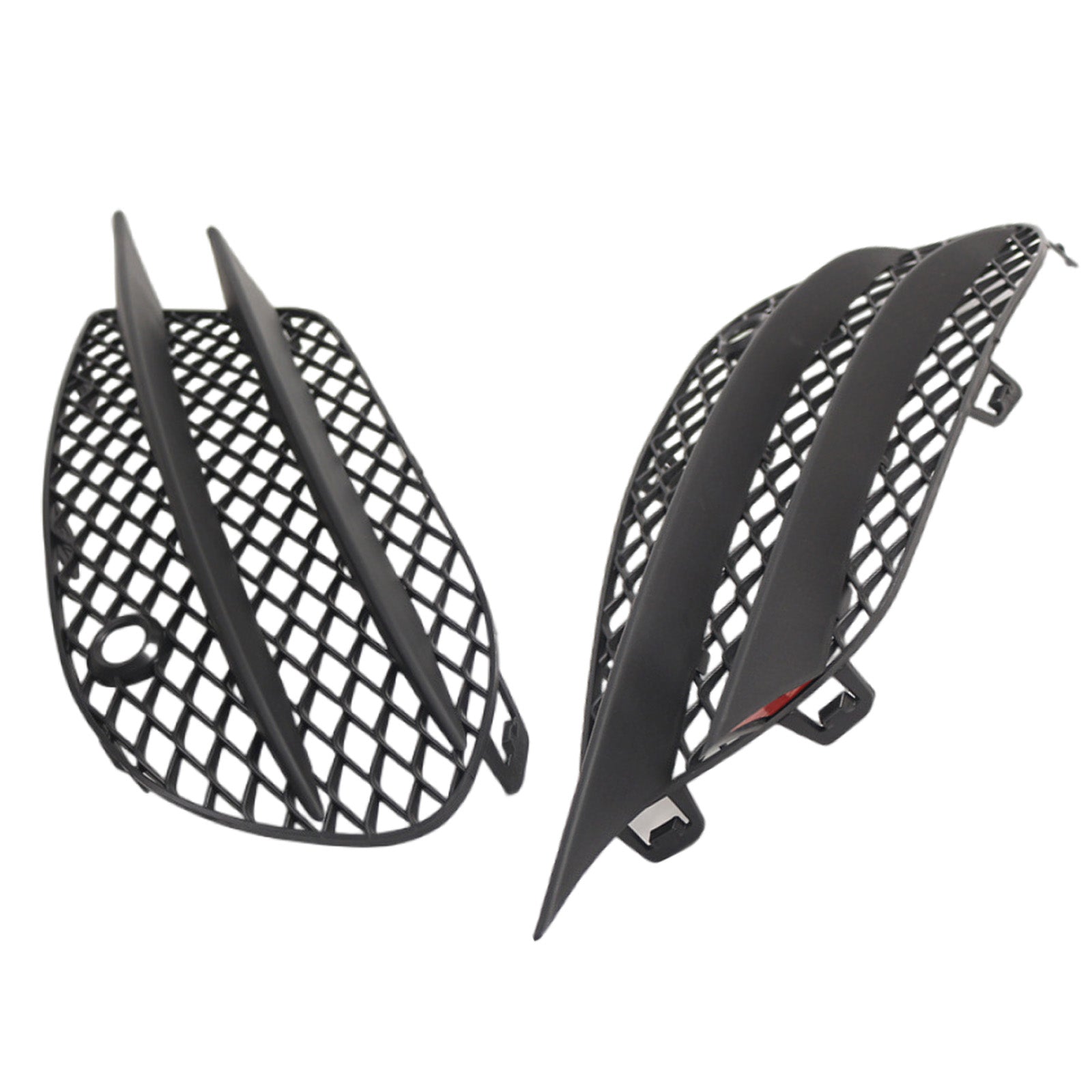 Pair Front Bumper Fog Lamp Grille Suitable for Mercedes-Benz C-Class W205 15-18.