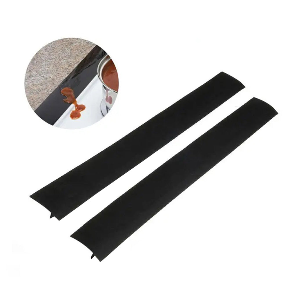 Kitchen Silicone Stove Counter Gap Cover Oven Guard Spill Seal Slit Filler Suita