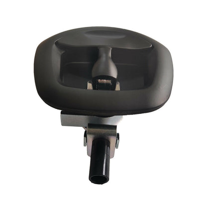 1x Black Recessed Folding T Lock / Handle Suitable For Trailer Toolbox Drop T Whale Tail.