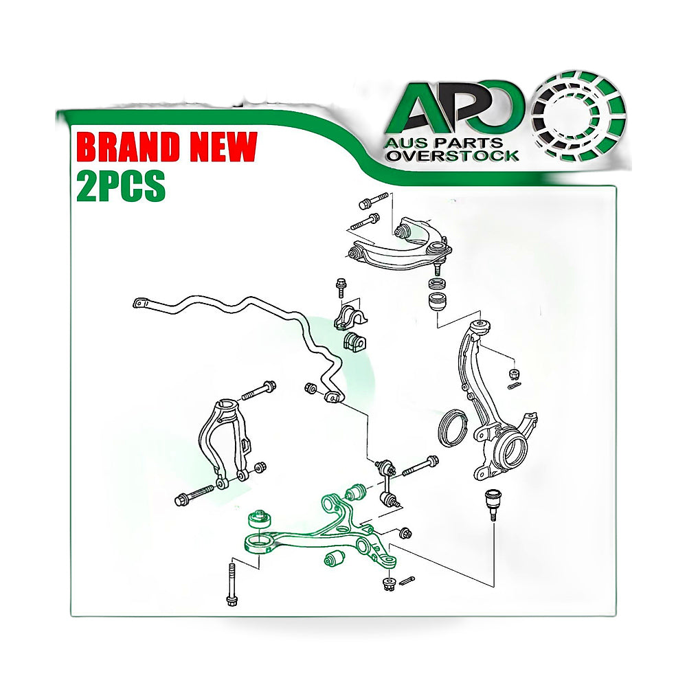 Front Lower Control Arms Pair LH RH Suitable for Honda Accord CM Euro CL - ZT2