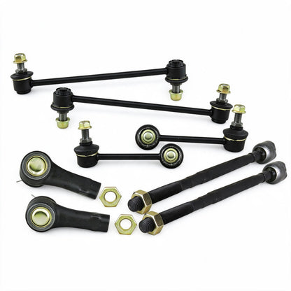 Tie Rod End Stabilizer Sway Bar Link 8PCS Suitable for Hyundai Santa Fe SM - BD1