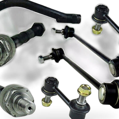 Tie Rod End Stabiliser Sway Bar Link Kit 8 Pieces Suitable for Hyundai Santa Fe - XQ1