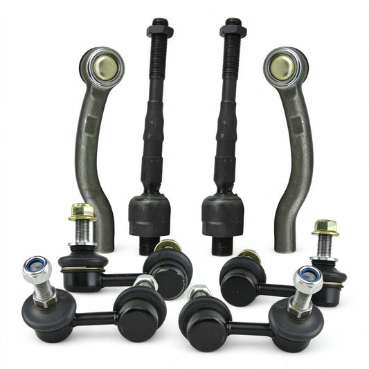 Steering Tie Rod End Sway Bar Link Kit Suitable for Nissan Pathfinder R51 Navara - ZT2