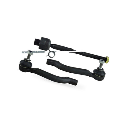 Inner Outer Tie Rod End Set 4PCS Suitable for Nissan X-Trail T31 2007-2013 2.0L - BD1
