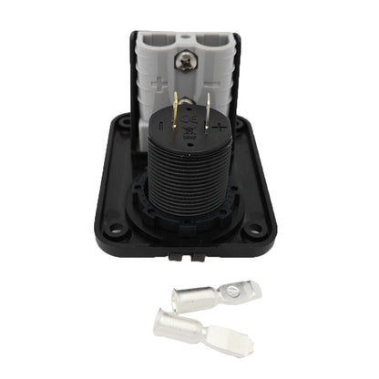 50A Dual USB Socket Flush Mount Recessed Plate Suitable for QC 3.0