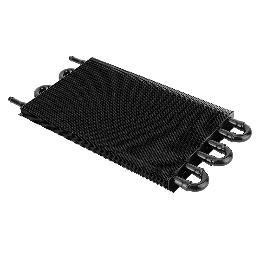 6 Row 6 AN Transmission Oil Cooler Auto Manual Radiator Converter Kit Universal.