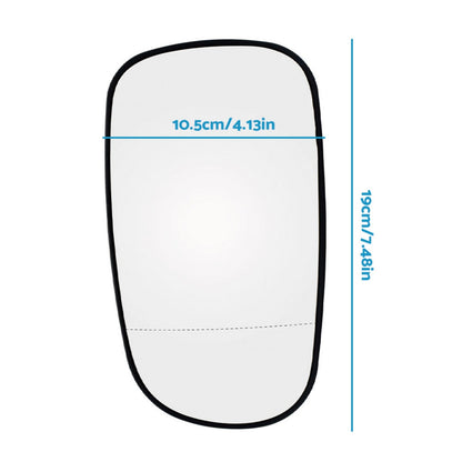 1 Pair Heated Mirror Glass Left & Right Suitable For Saab 9-5 9-3 93 2003-On