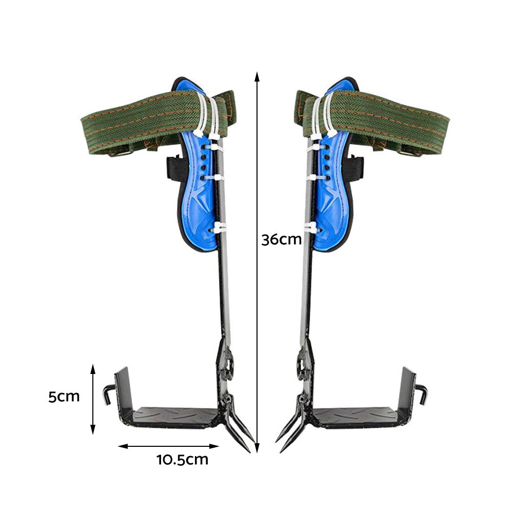 2-Gear Adjustable Safety Tree Climbing Spike Set Suitable for Hunting & Survival