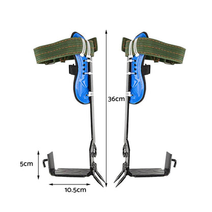2-Gear Adjustable Safety Tree Climbing Spike Set Suitable for Hunting & Survival