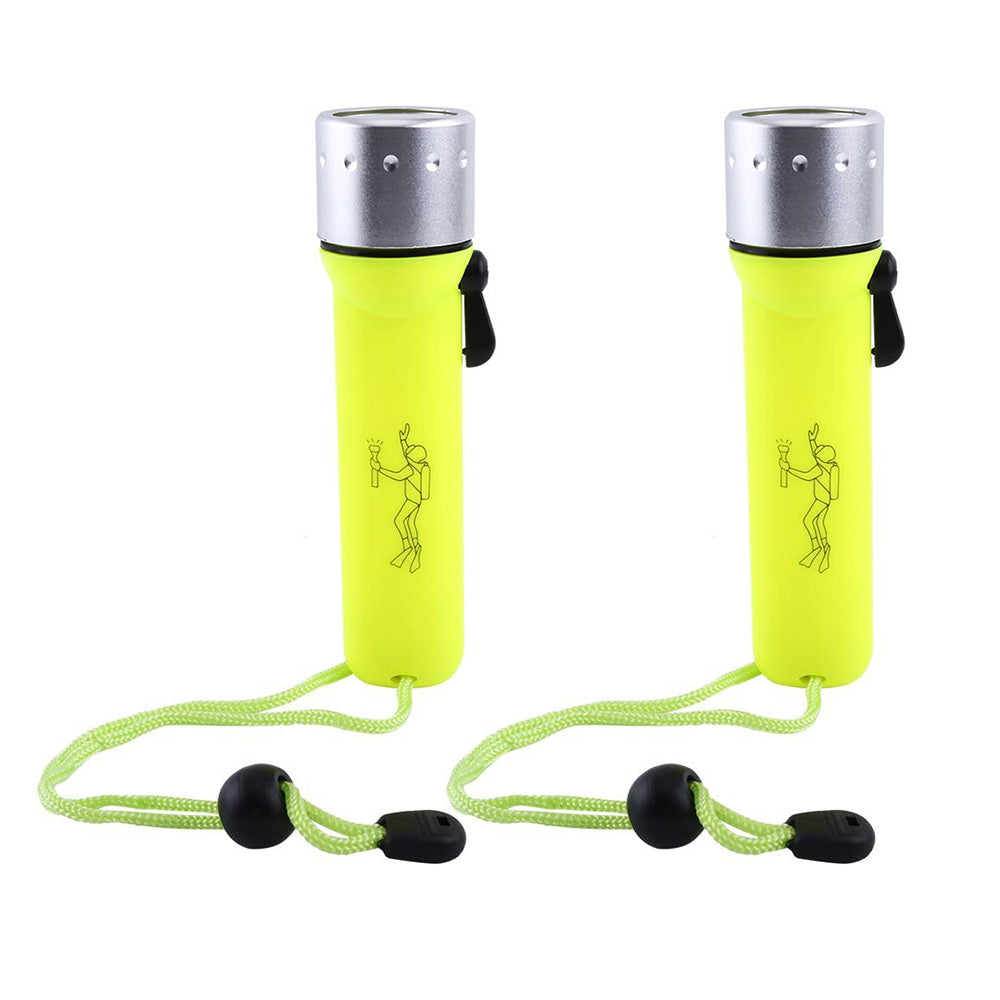 180Lm LED Scuba Diving Flashlight Torch Suitable for Underwater Waterproof Light