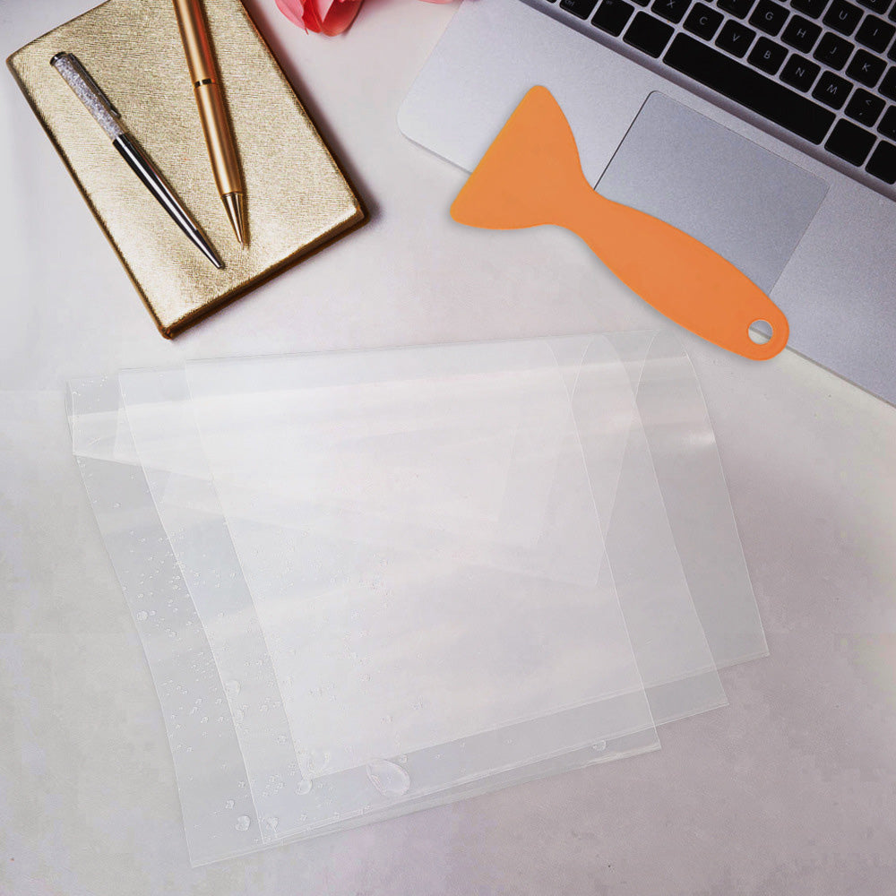 5x FEP Film Sheets With 2x Cleaning Blades Suitable For Anycubic Resin 3D Printer