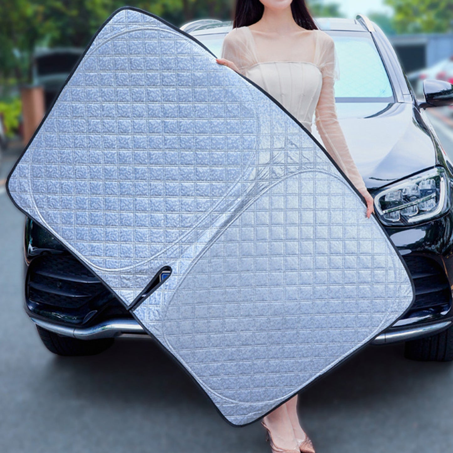 6 Layer WindScreen Sun Shade Suitable For Mazda CX-5 2017-2024 With Storage Bag.