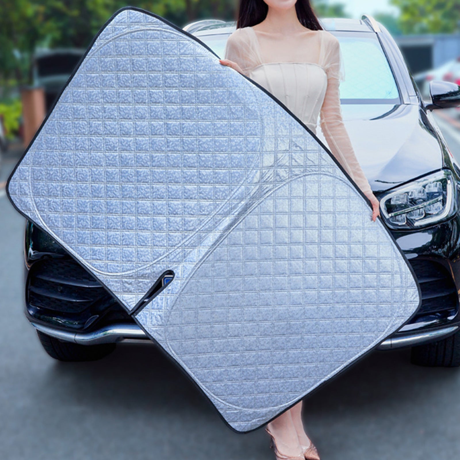 6 Layer WindScreen Sun Shade Suitable For Mazda CX-5 2017-2024 With Storage Bag.