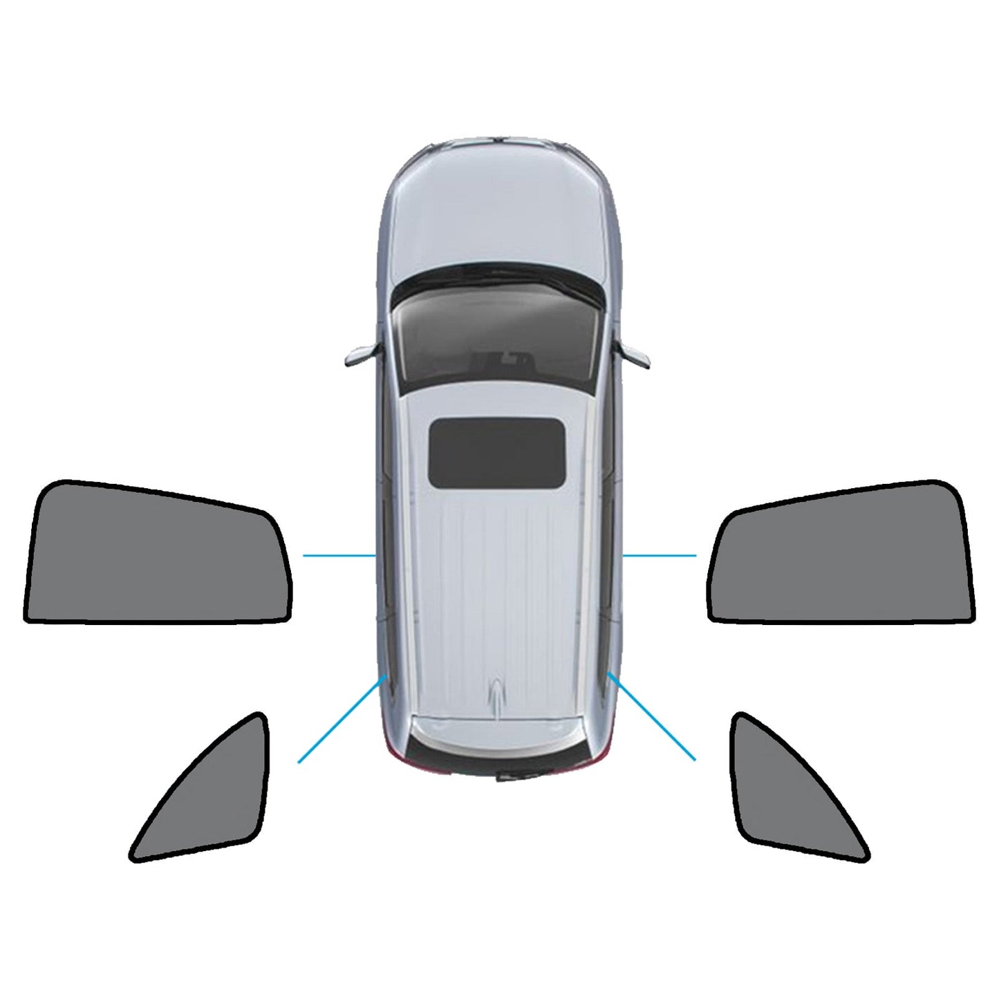Window Sun Shades Magnetic Mesh Accessories Suitable For Mercedes-Benz GLA 2020-On