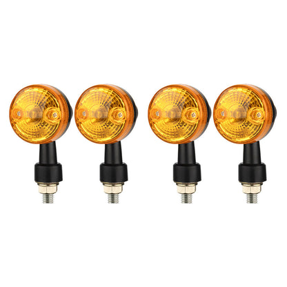 4x Motorcycle Turn Signal Lights Suitable for Universal
