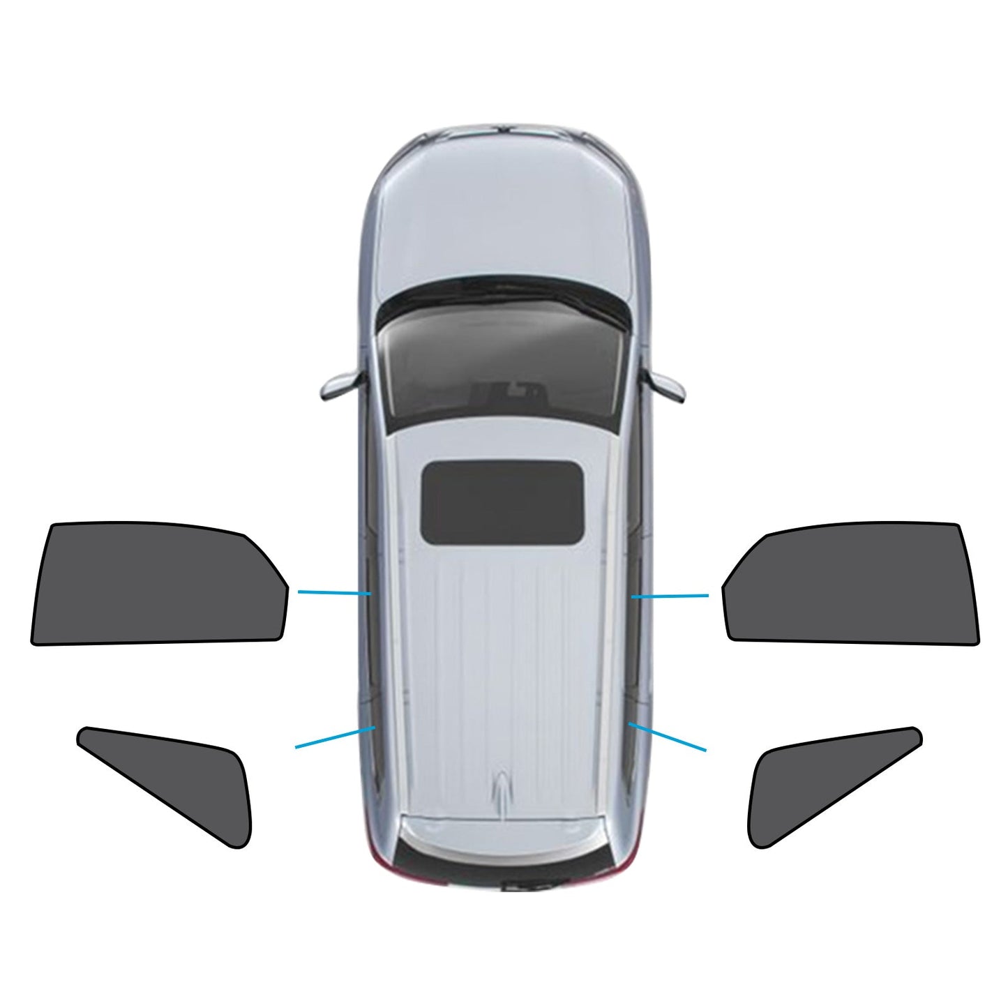 Car Window Magnetic Mesh Sun Blind Shades Suitable For Lexus NX Series 2014-2021