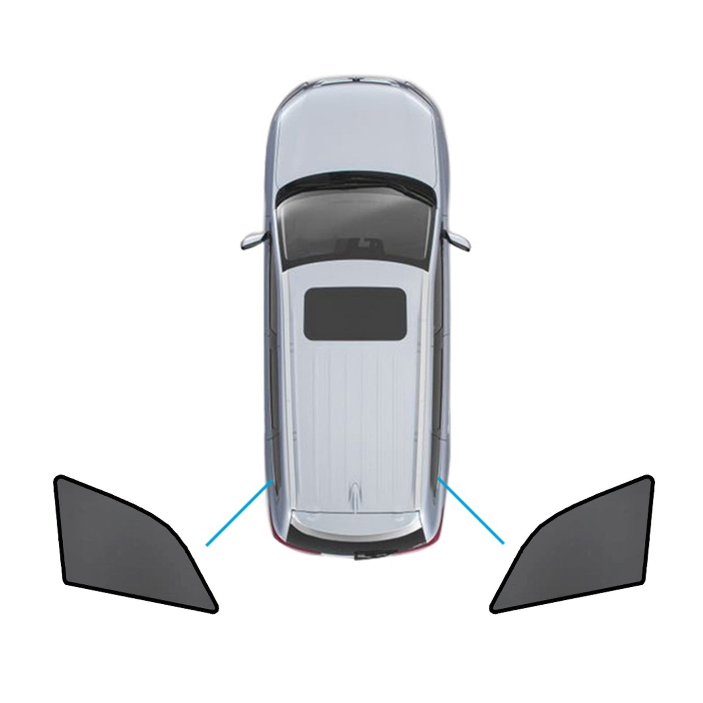 Magnetic Mesh Sun Shades Suitable for Audi Q7 4LB