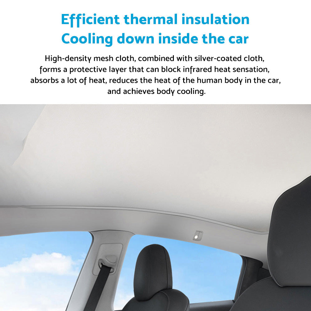 Glass Sunroof Shade Mesh Suitable for Tesla Model Y