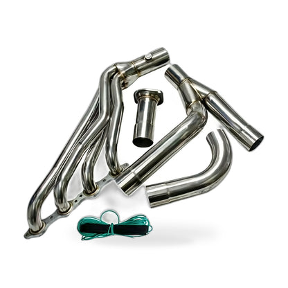 Exhaust Manifold Header with Y-Pipe Suitable for Chevy GMC Silverado Sierra 1500 - ZT2