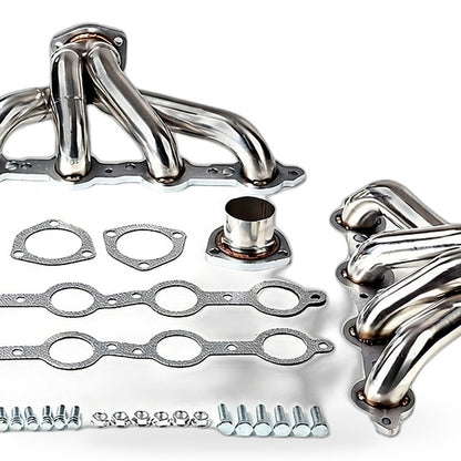 MT001070 EH28087 Exhaust Header for Chevy LS1 LSX SWAP 350 Eng Shorty Stainless Block Hugger - XQ1