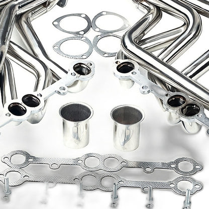 Exhaust Header Suitable for Chevy GMC 1973-1985 Small Block Long Tube 1-5/8 - XQ1