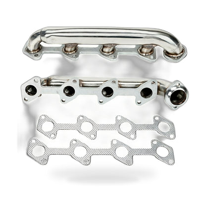 Exhaust Header Manifold Set Suitable for Ford F250 F350 6.0L Powerstroke - ZT2