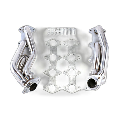 Exhaust Manifold Header Suitable for Ford F-150 2004-2010 5.4L V8 Stainless - ZT3
