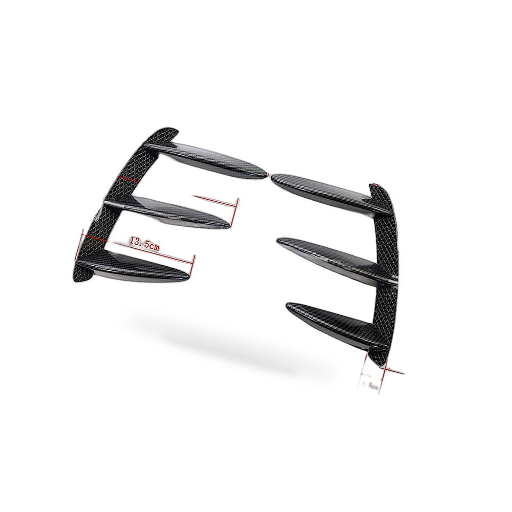 Rear Bumper Vent Trim Gloss Black Suitable for Mercedes W176 A200 A250 A45 - BD3