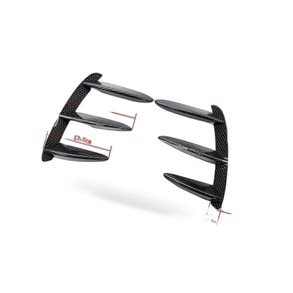 Rear Bumper Vent Trim Gloss Black Suitable for Mercedes W176 A200 A250 A45 - BD3