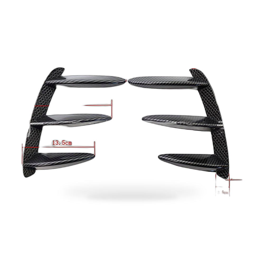 Rear Bumper Vent Trim Gloss Black Suitable for Mercedes W176 A200 A250 A45 - ZT3