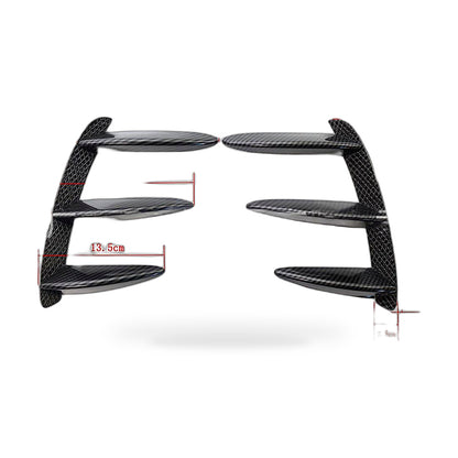 Rear Bumper Vent Trim Gloss Black Suitable for Mercedes W176 A200 A250 A45 - ZT3